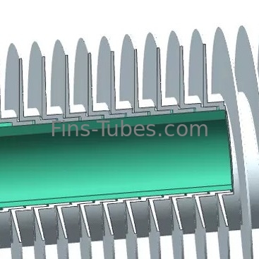 購入 DELLOKの空気はLタイプ ステンレス鋼の0.6mm螺旋形のFinned管を冷却した online manufacture