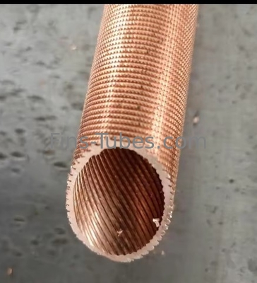 DELLOK 熱交換器と冷却器のための内部の溝付きの銅製の低フィンのチューブ