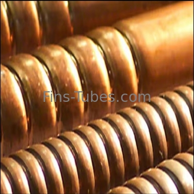 DELLOK 4mm-15mm Tube Thickness Carbon Steel Fin Tube 漬け/鮮やかに焼いた配送のために