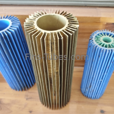 DELLOK 19mm OD 400°C 温度指定スレッド付き接続の長長フィンのチューブ