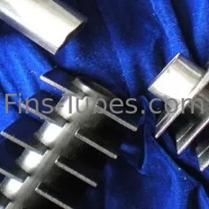 3.5mm溶接されたひれ付き管
