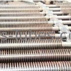 DELLOKの鉄骨フレームはGのタイプH14の高さ16mmのアルミニウムひれ付き管に溝を作った