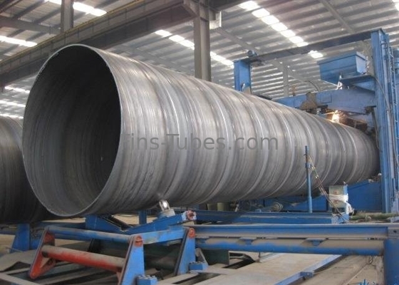 DELLOK Q235Bの螺線形の溶接された炭素鋼の管の黒い大口径SSAWの管